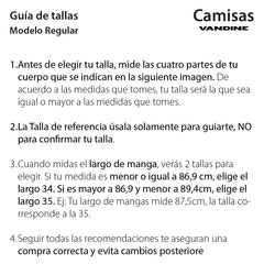Camisa Hombre Azul Cuadros  Red Label I26 3.0