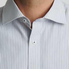 Camisa  Etiqueta Roja con Líneas azules I24-1.3