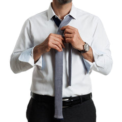 Camisa  Etiqueta Roja Texturada Blanca V25-26 1.2