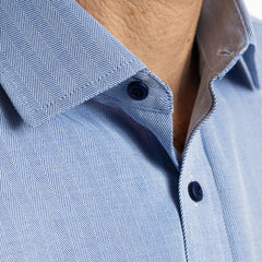 Camisa Hombre Celeste Texturada Red Label I26 1.1
