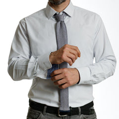Camisa Blanca/Celeste Estampada Red Label  V26 1.3