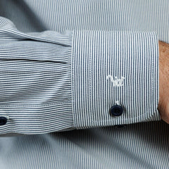 Camisa listada Azul Etiqueta Roja I25-1.2