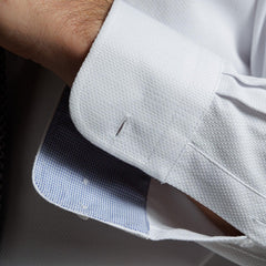 Camisa Hombre Blanca Texturada Red Label  I26 3.0