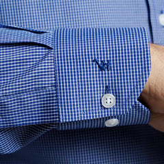 Camisa Hombre Azul a cuadros Red Label I26 1.1