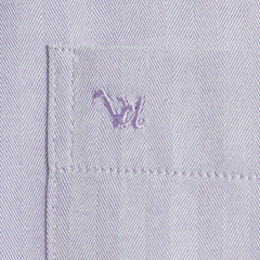 Camisa  Etiqueta Roja Textura espiga Morada I24-1.2