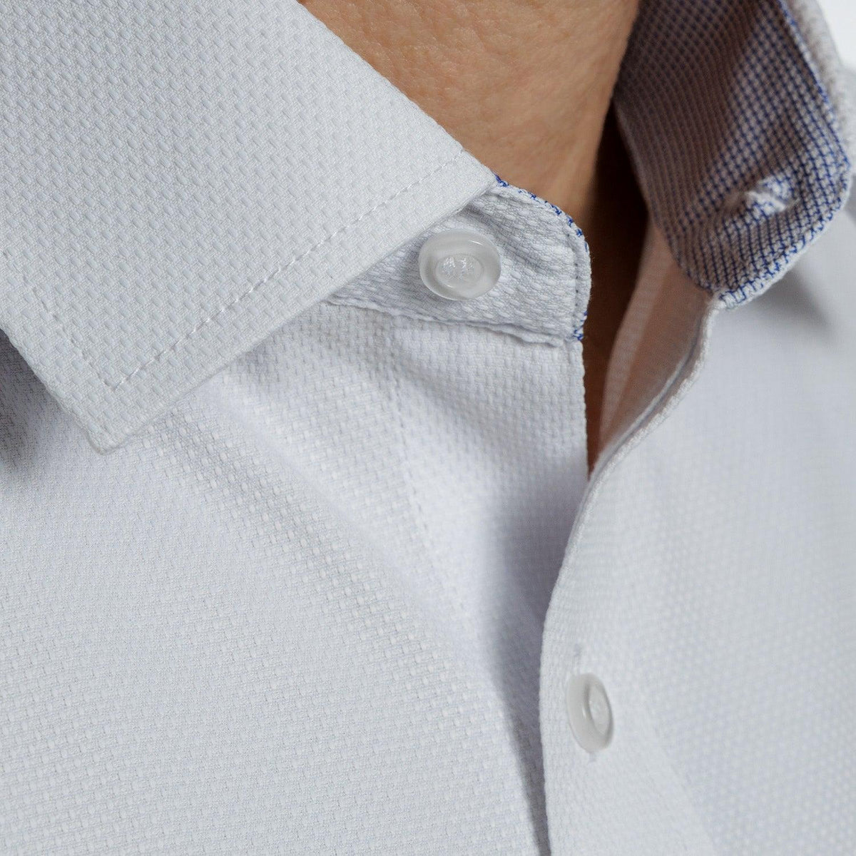 Camisa Hombre Blanca Texturada Red Label  I26 3.0