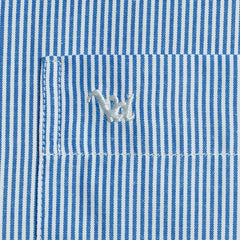 Camisa Azul  Listada BD Etiqueta Roja I25-1.2
