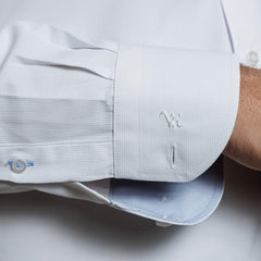 Camisa   Blanca Texturada Etiqueta Roja Inv26 1.0