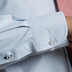 Camisa Hombre  Celeste Estampada Red Label I26 3.0