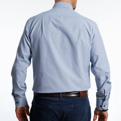 Camisa Hombre  Azul Cuadros Label Red Buttondown I26 3.0
