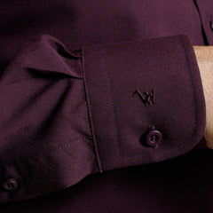 Camisa Lisa Burdeo Oscuro Red Label  V26 1.3