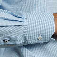 Camisa Azul Cuadros  Etiqueta Roja I25-1.2