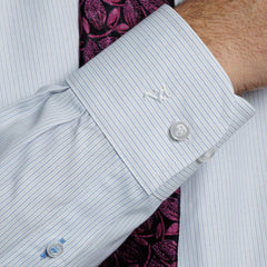 Camisa Hombre Azul Listada Red Label I26 3.0