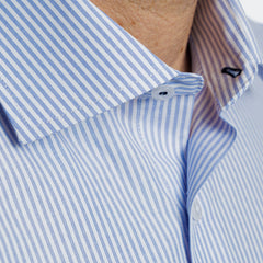 Camisa Hombre Listada Blanca / Azul Red Label I26 1.1